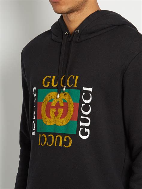 gucci sweater shirt mens hooded|gucci cropped sweatshirt hoodie.